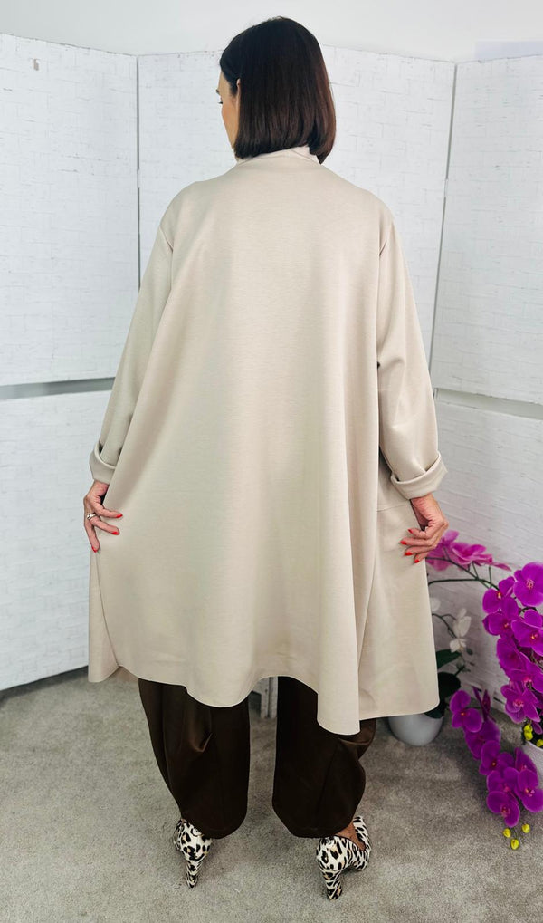 Kenedy waterfall jacket in stone