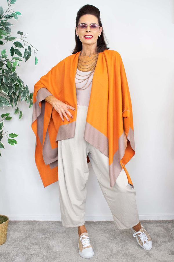 Arabella Swing Cover Up in Rich Orange
