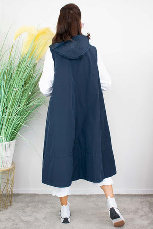 Regina Luxury Gilet in Fresh navy