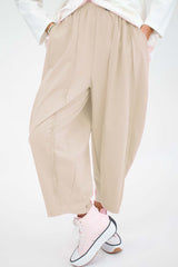 Luxury Marsielle Seam Trouser in Stone