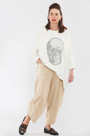 Corse Balloon Jogger in beige