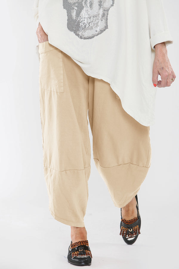 Corse Balloon Jogger in beige