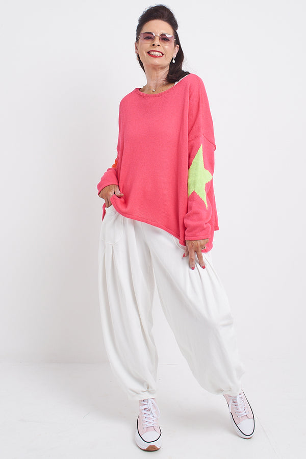 Phoenix Knit In Cerise Pink