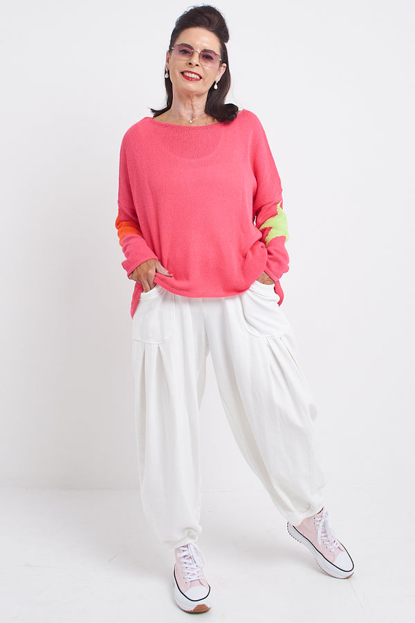 Phoenix Knit In Cerise Pink