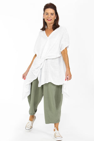 Lilly  Balloon Jogger in light sage