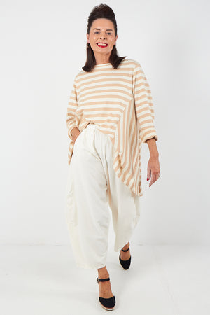 Lilly Cord Balloon Trouser In  cream