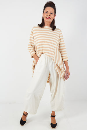 Lilly Cord Balloon Trouser In  cream