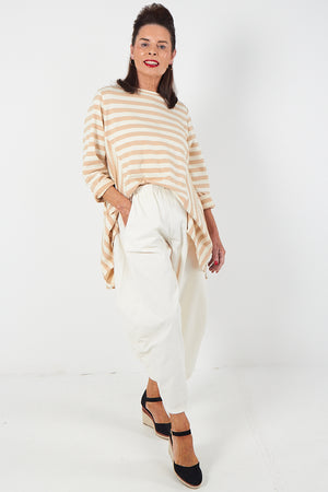 Lilly Cord Balloon Trouser In  cream
