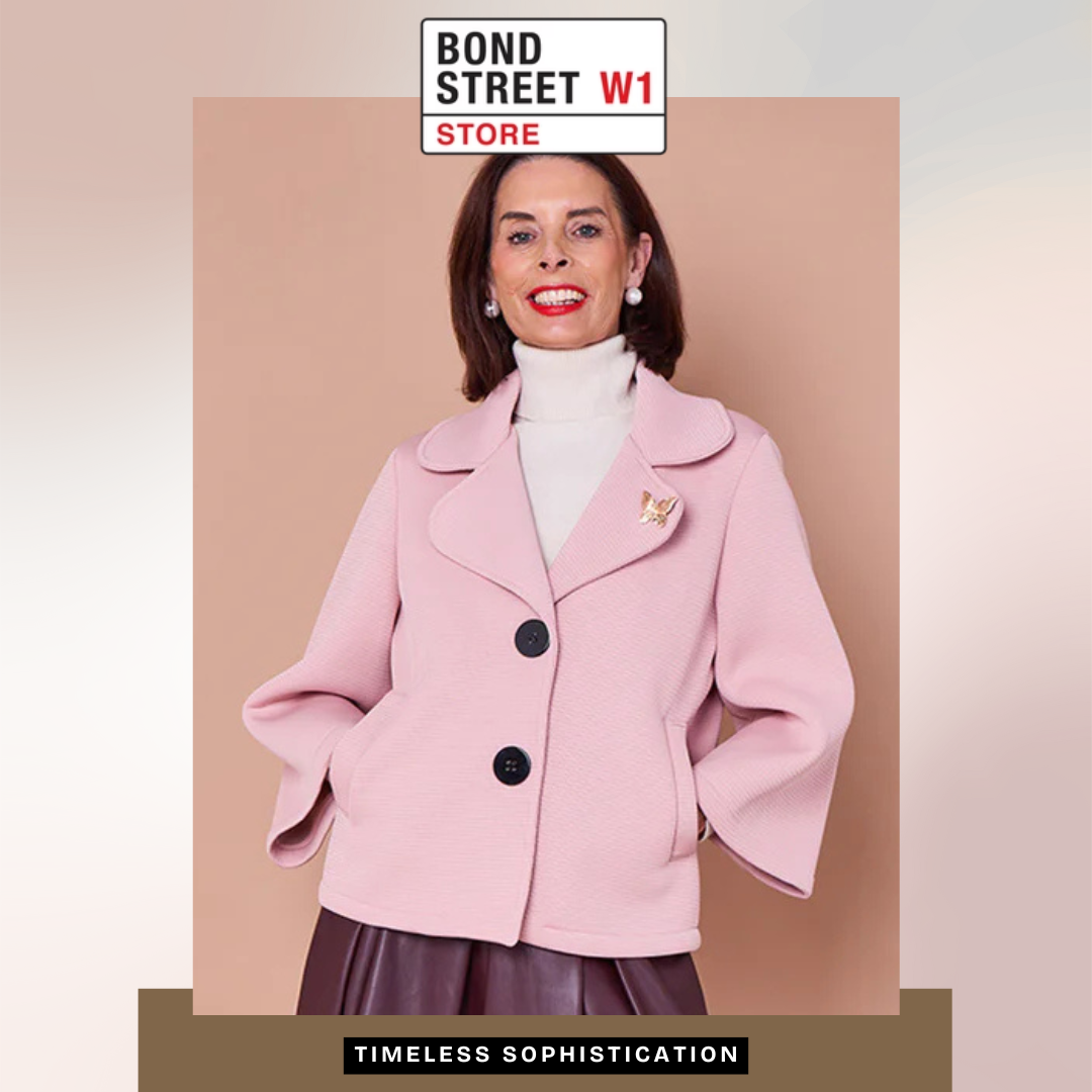 The Monica Elegance Jacket – Timeless Sophistication in Four Stunning Shades