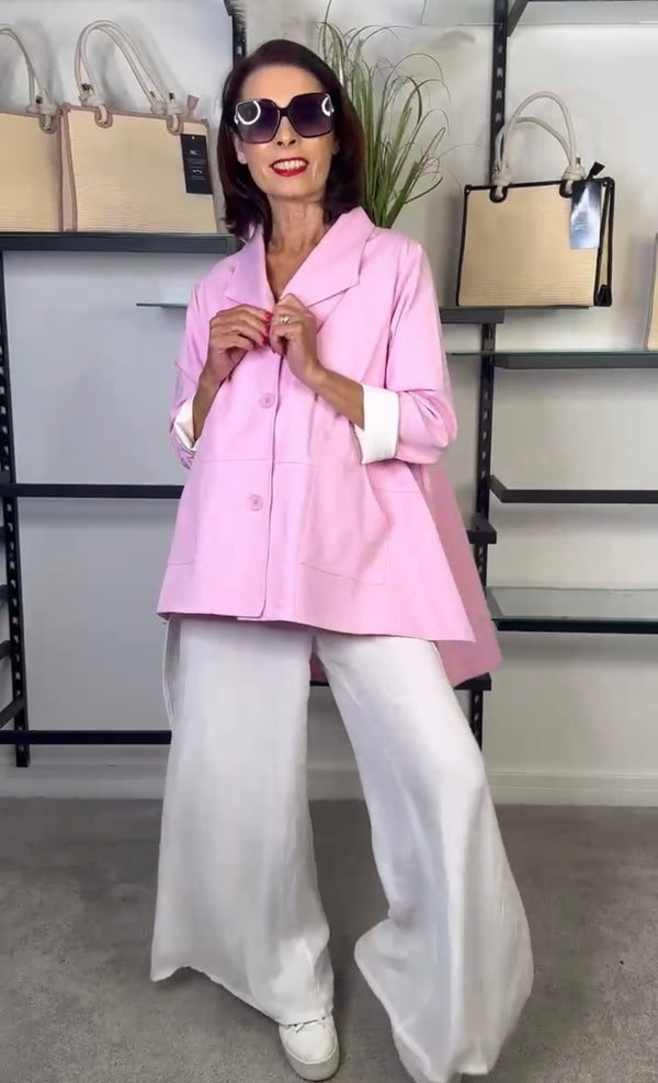 Cloe Waterfall in Baby Pink