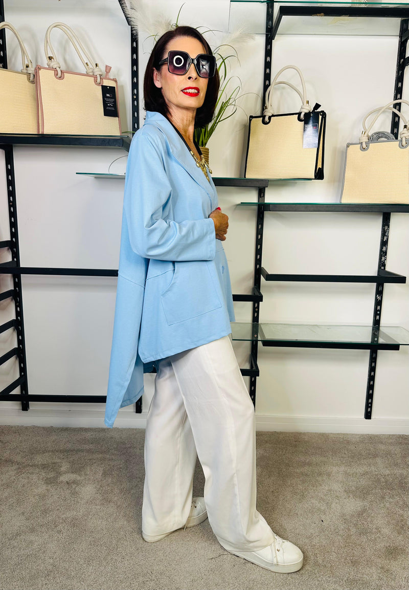 Cloe Waterfall in Baby Blue