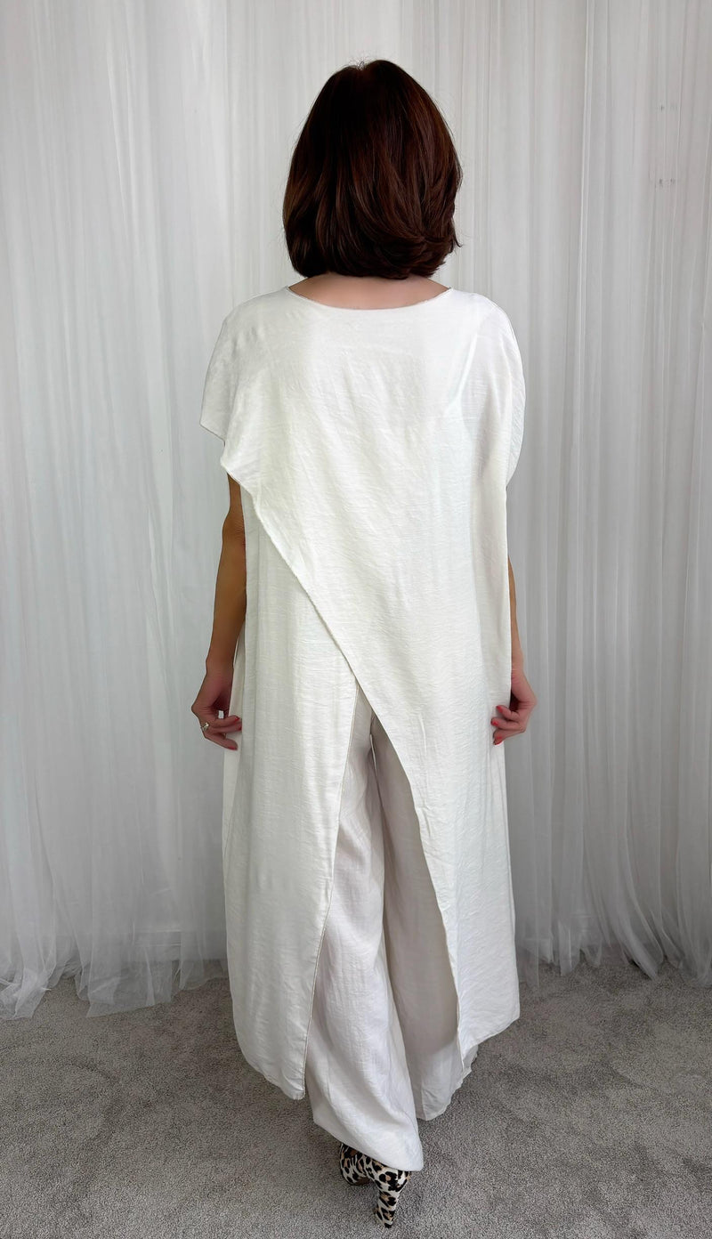 Tunica Co-ord Suit in Cream