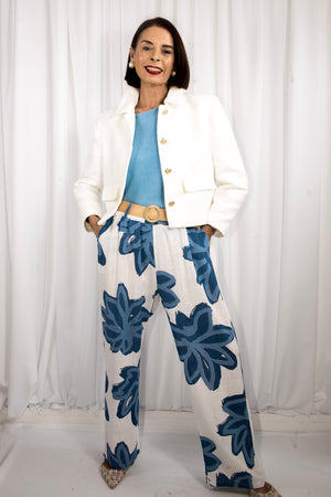 Santa ponsa trousers in baby blue - PRE ORDER ARRIVAL DATE 27TH MAY
