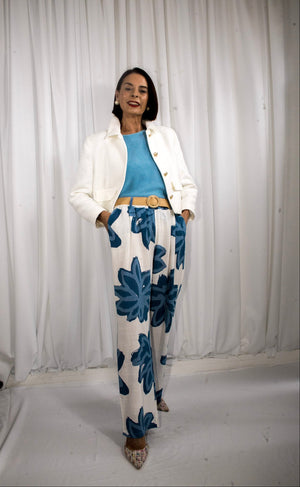 Santa ponsa trousers in baby blue - PRE ORDER ARRIVAL DATE 27TH MAY