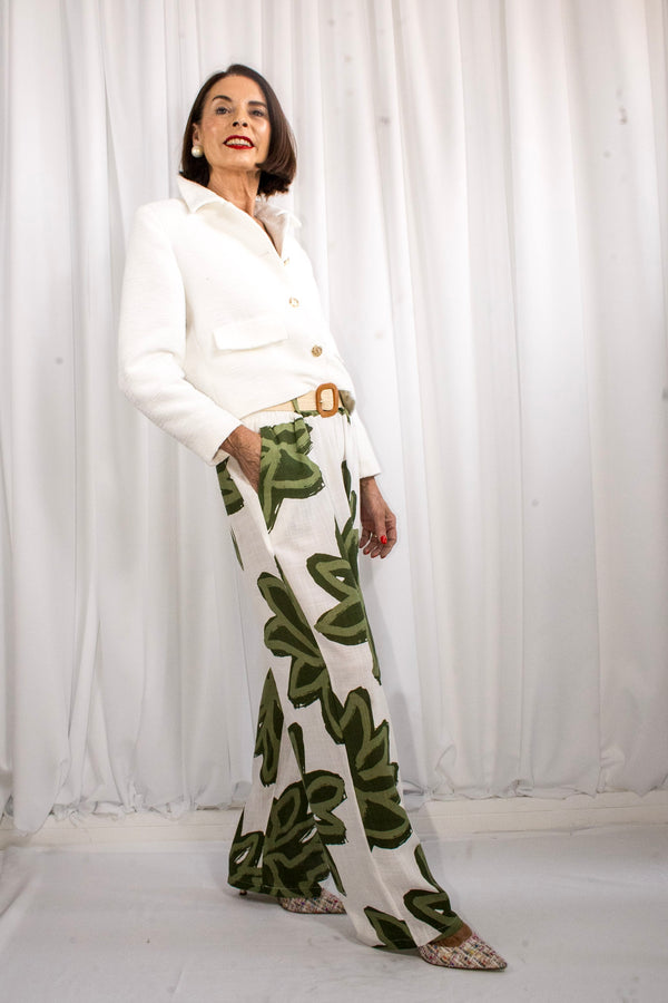 Santa ponsa trousers in Sage - PRE ORDER ARRIVAL DATE 27TH MAY
