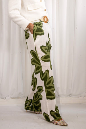 Santa ponsa trousers in Sage - PRE ORDER ARRIVAL DATE 27TH MAY