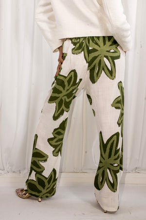 Santa ponsa trousers in Sage - PRE ORDER ARRIVAL DATE 27TH MAY
