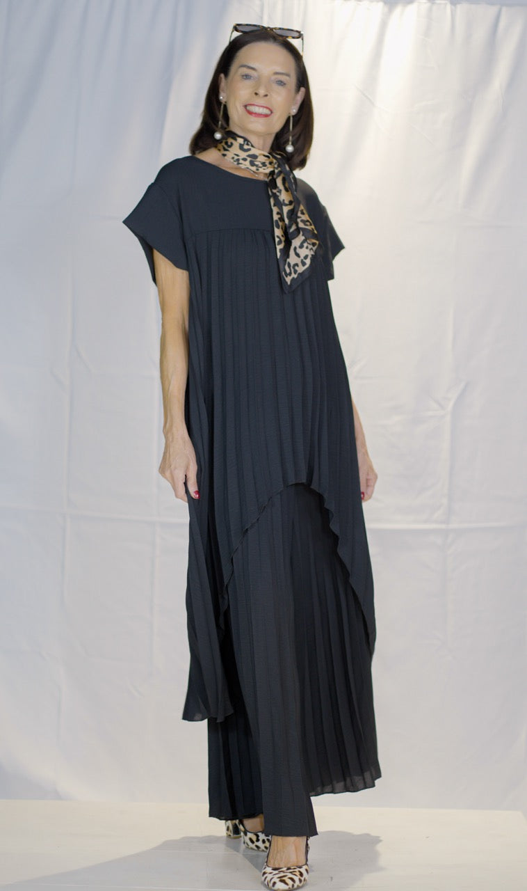 Federica Co-ord suit in black