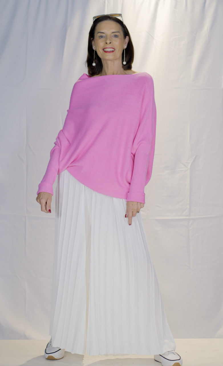 Carnival knitwear top in Pink