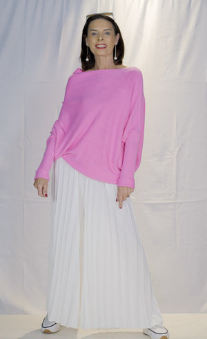 Carnival knitwear top in Pink