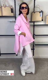 Cloe Waterfall in Baby Pink
