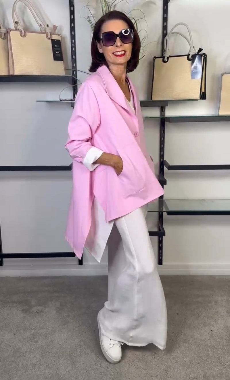 Cloe Waterfall in Baby Pink