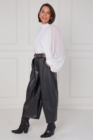 madison PU trousers in black PRE/ORDER ARRIVAL DATE  13TH NOVEMBER