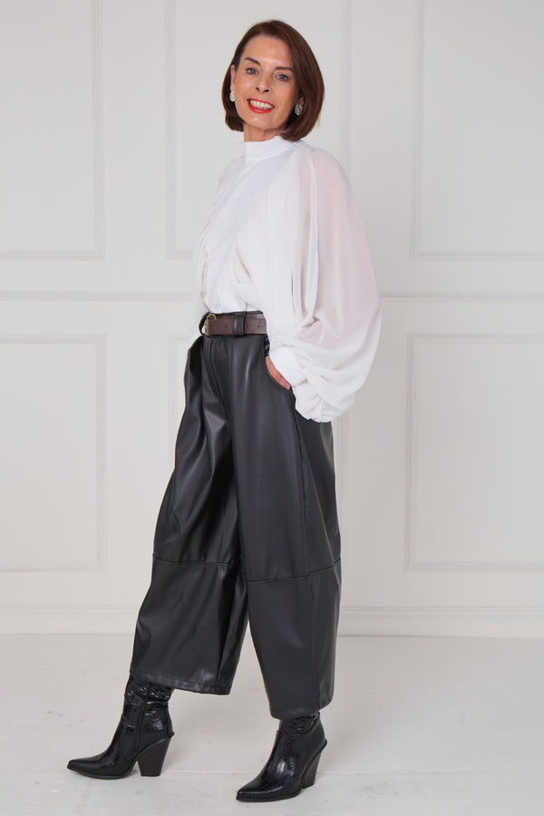 madison PU trousers in black PRE/ORDER ARRIVAL DATE  13TH NOVEMBER