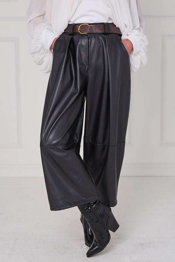 madison PU trousers in black PRE/ORDER ARRIVAL DATE  13TH NOVEMBER