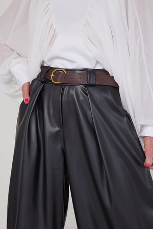 madison PU trousers in black PRE/ORDER ARRIVAL DATE  13TH NOVEMBER