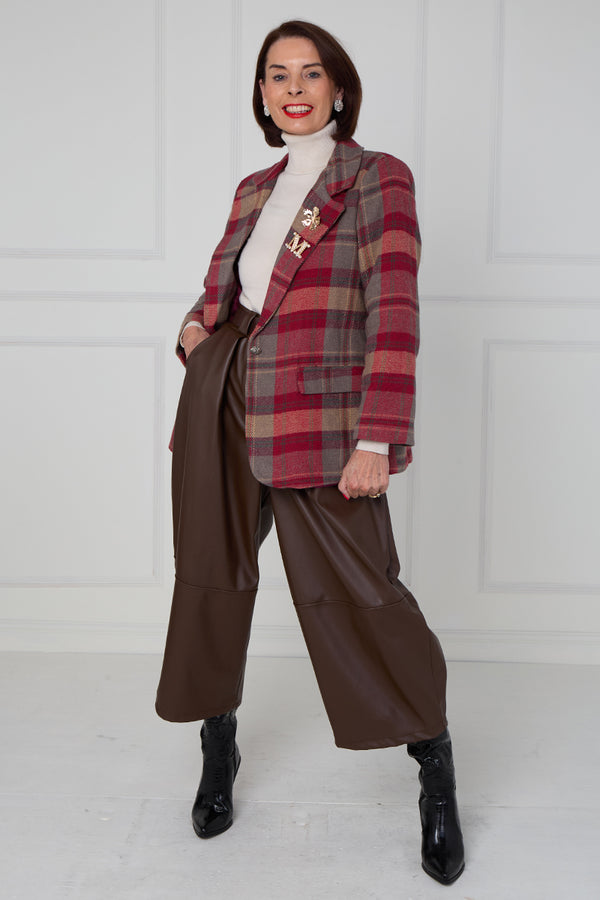 Madison Jacket in mulberry