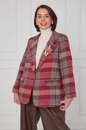 Madison Jacket in mulberry