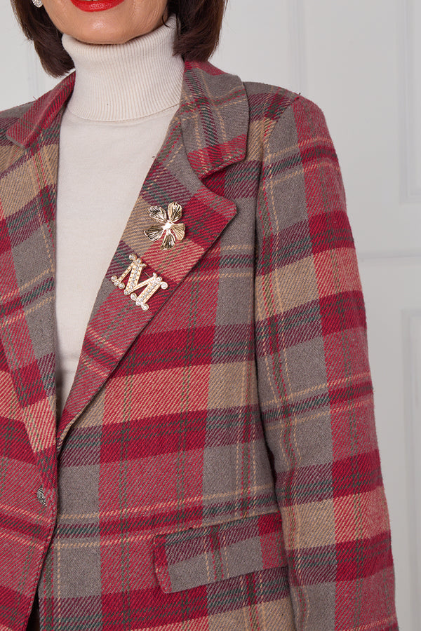 Madison Jacket in mulberry