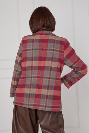 Madison Jacket in mulberry