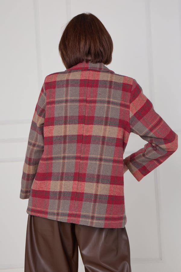 Madison Jacket in mulberry