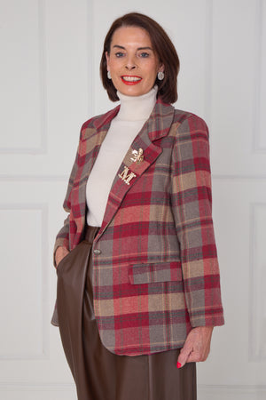 Madison Jacket in mulberry