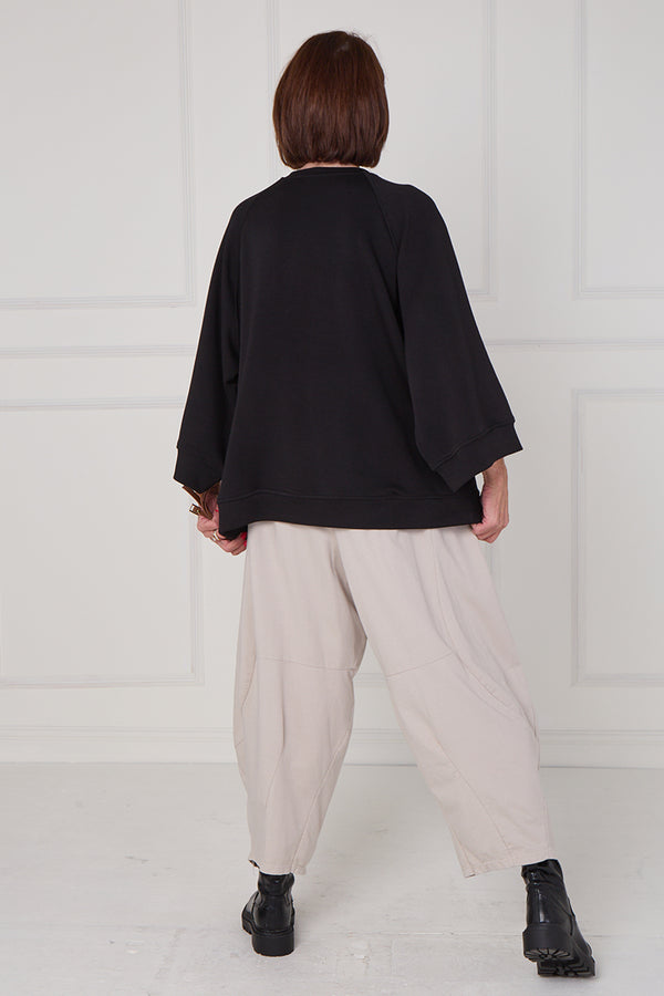 Dora oplay flower top in black