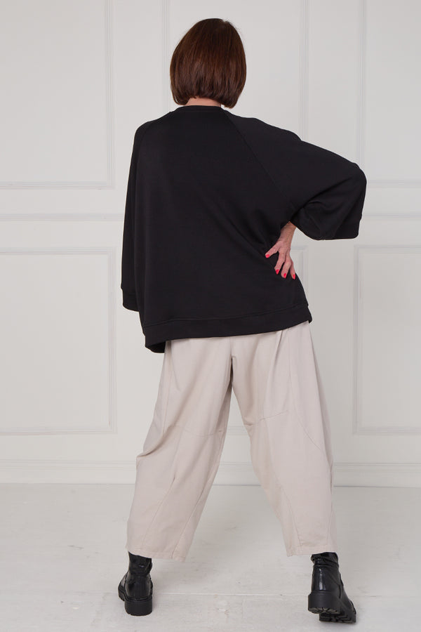 Dora oplay flower top in black