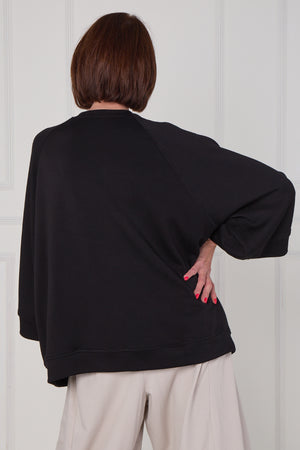 Dora oplay flower top in black