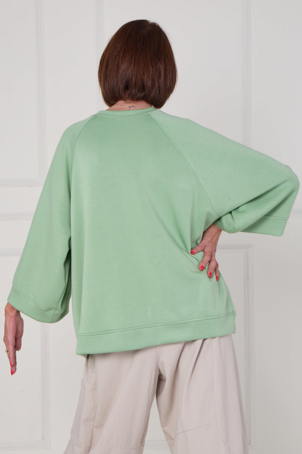 Dora oplay flower top in lime