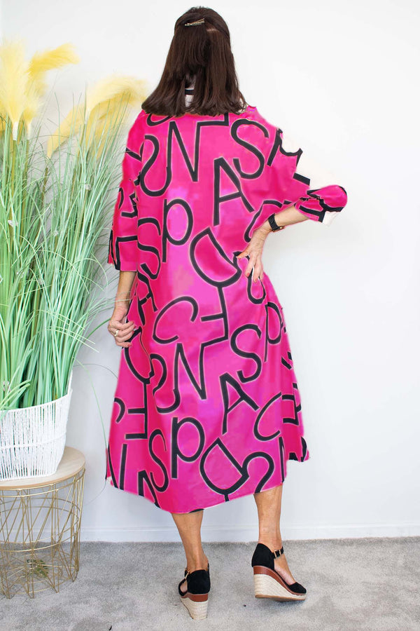 Arizona Dress in Hot Pink