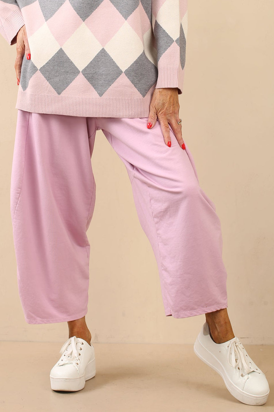 Lilly  Balloon Jogger  In blush