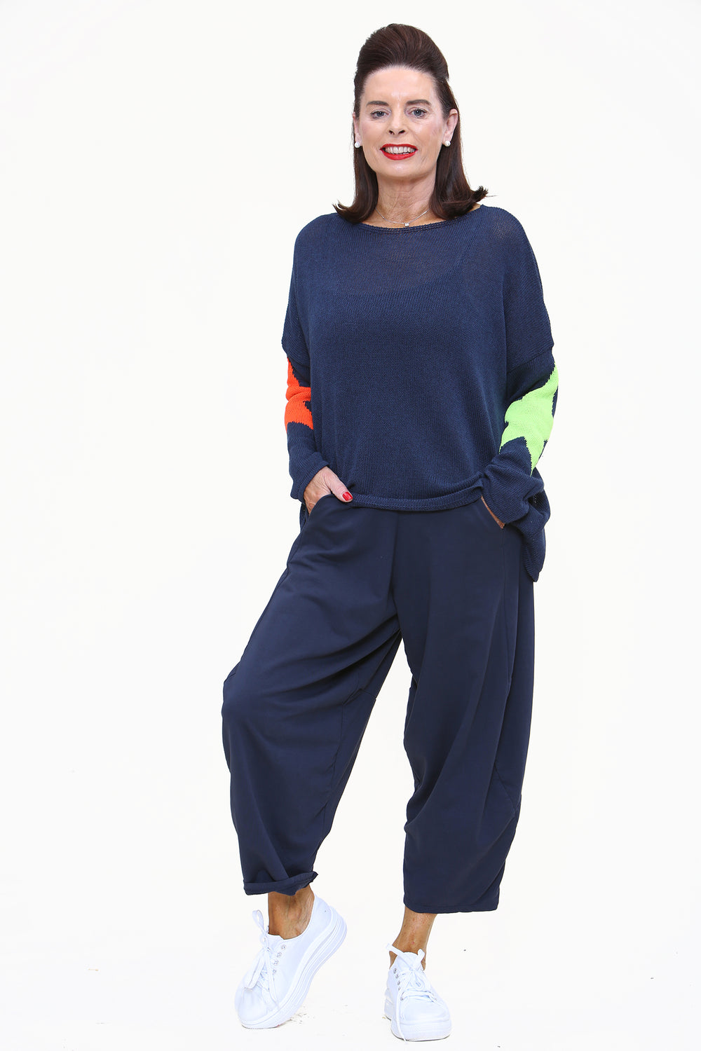 Phoenix Knit In navy