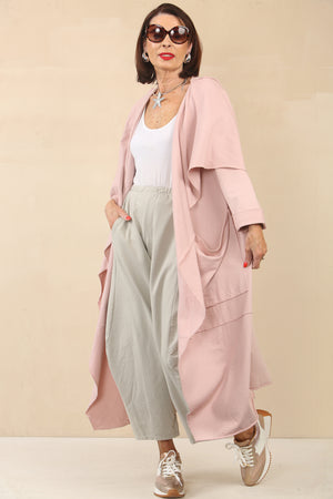 Francis blush pink waterfall jacket