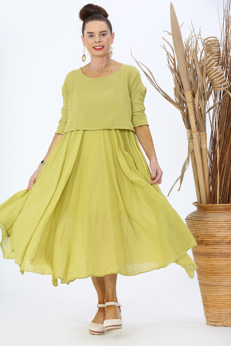 zeta Dress Lime 23SS