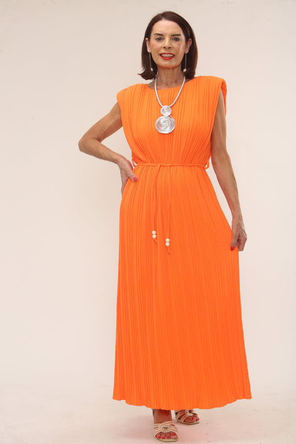 Ellis Dress in orange