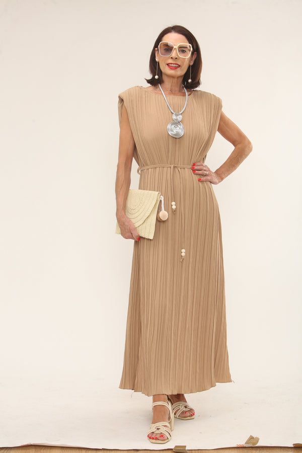 Ellis Dress in mocha