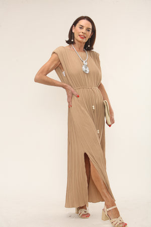 Ellis Dress in mocha