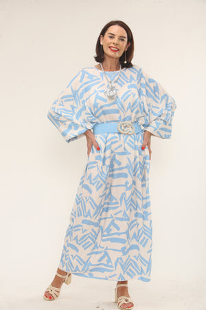 Haze Dress in baby blue