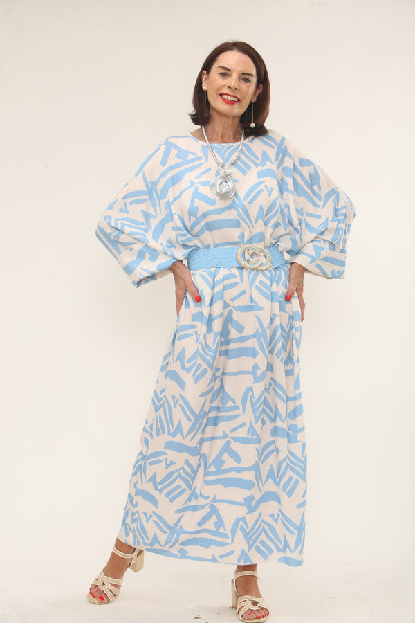 Haze Dress in baby blue